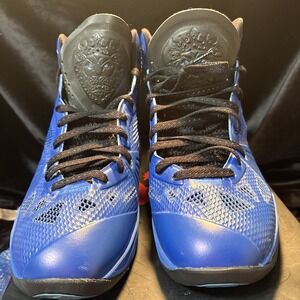 EUC Nike LeBron 8 VIII PS Varsity Royal Blue Black Sneakers w Box 441946-400